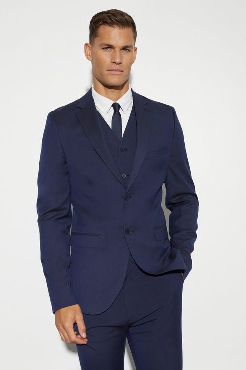 Skinny Single Breasted Suit Jacket