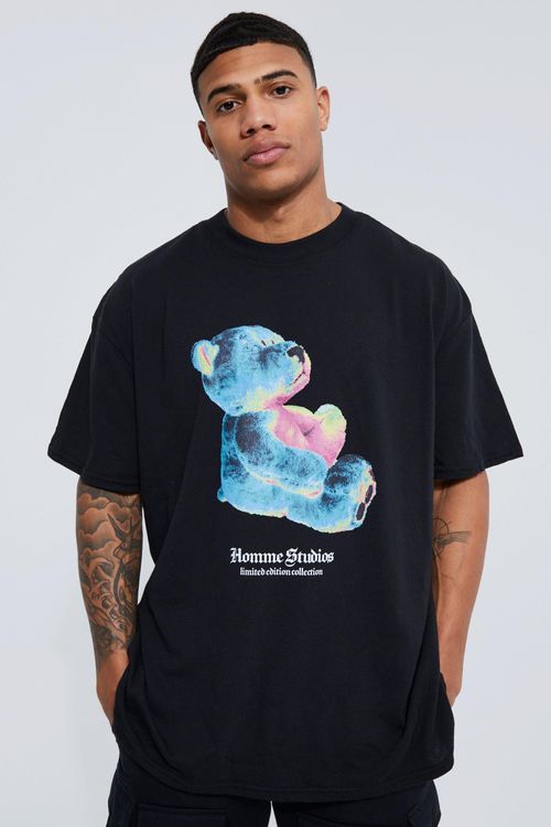 Oversized Ofcl Man Teddy Graphic T-shirt