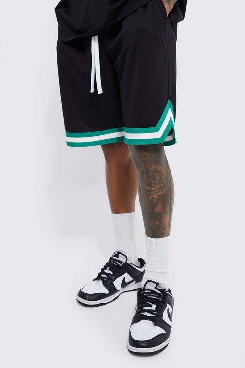 Short Loose Fit Bm Mesh Basketball Short