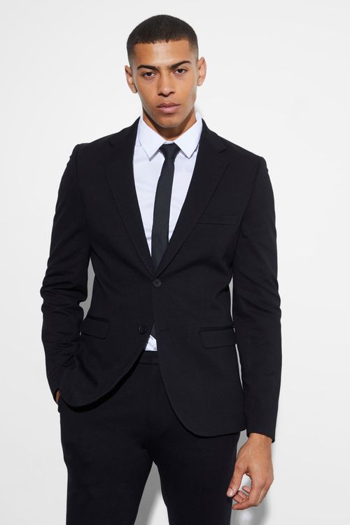 Skinny Single Breasted Suit Jacket