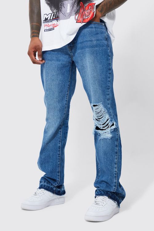 Slim Rigid Flare Jeans