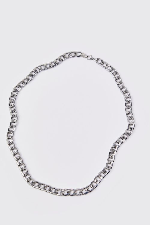 Mens Grey Chunky Chain...