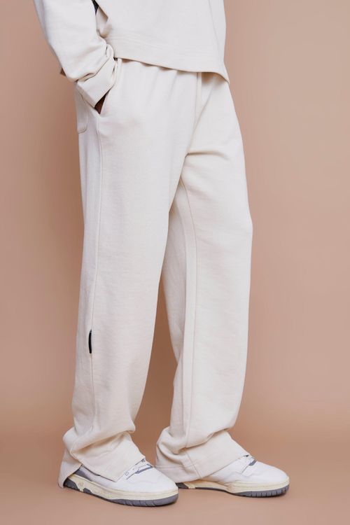 Relaxed Fit Side Pleat Heavyweight Sweatpants