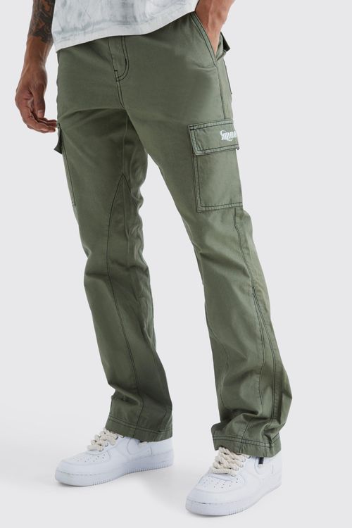 Plus Fixed Waist Skinny Stacked Multi Cargo Pants