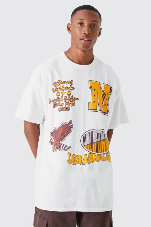 Oversized La Varsity Graphic T-shirt