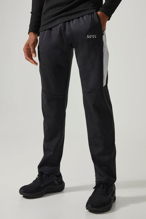 Mens Black Active Logo...