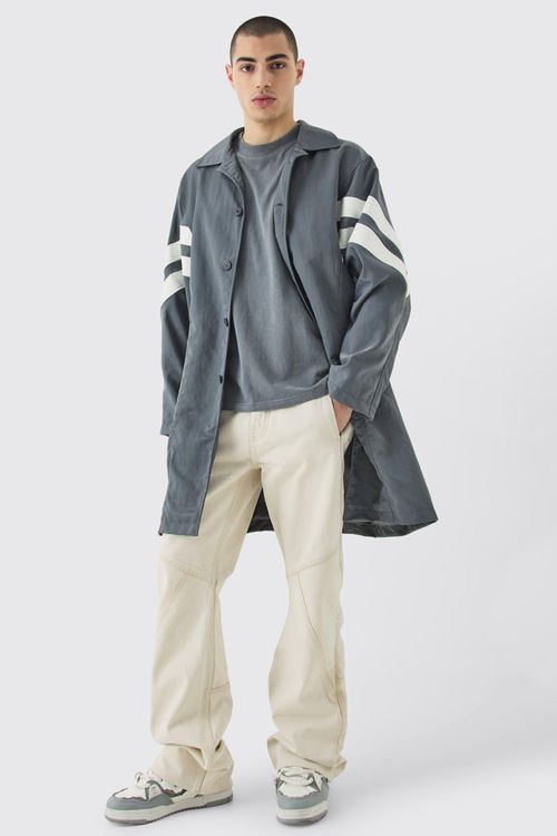 Men's Oversized Nylon Mac...