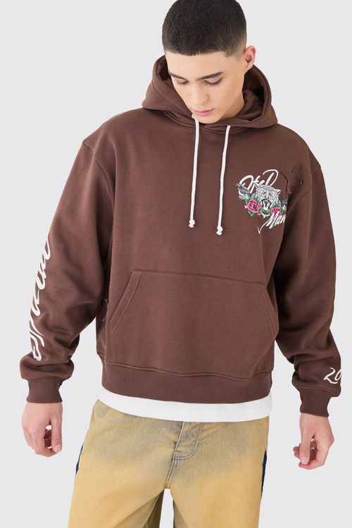 Mens Brown Oversized Boxy...