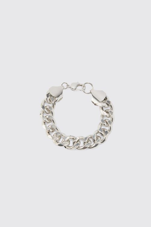 Mens Grey Chunky Chain...