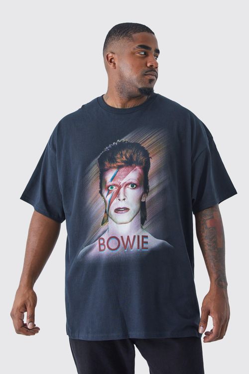 Plus Size Notorious Big Chest Print License T-shirt