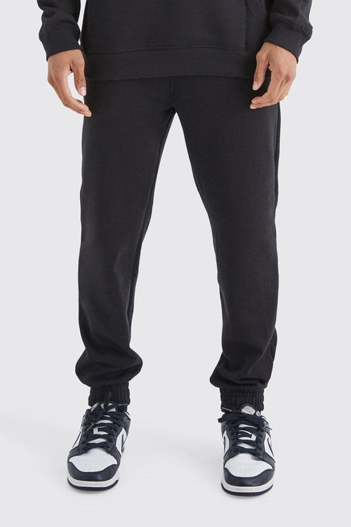 Regular Fit Joggers, Black