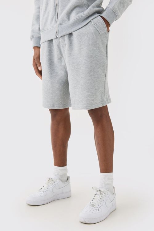 Mens Grey Oversized Drop...