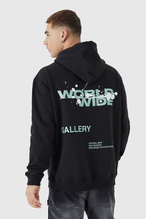 Oversized Car Graphic Hoodie