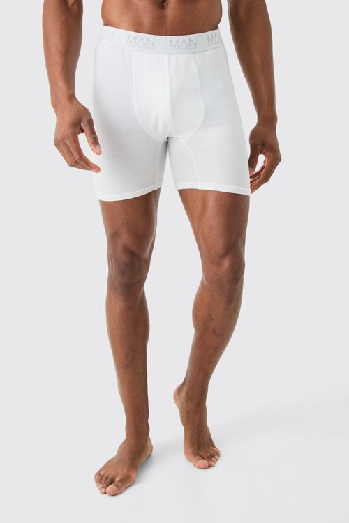 Mens White Premium Modal Mix...