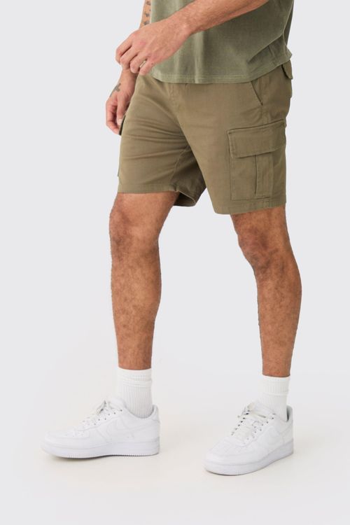 Mens Green Elastic Waist...