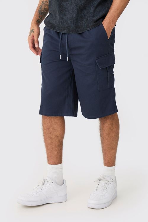 Mens Elastic Waist Navy...