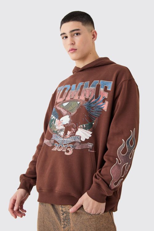Mens Brown Oversized...