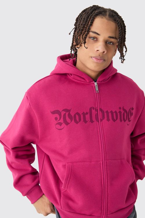 Mens Pink Oversized Boxy...