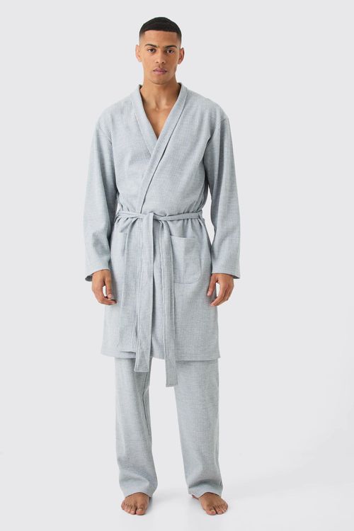 Mens Waffle dressing gown &...