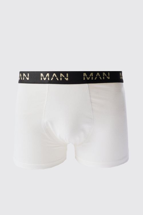 Mens Gold Man Dash Boxers In...