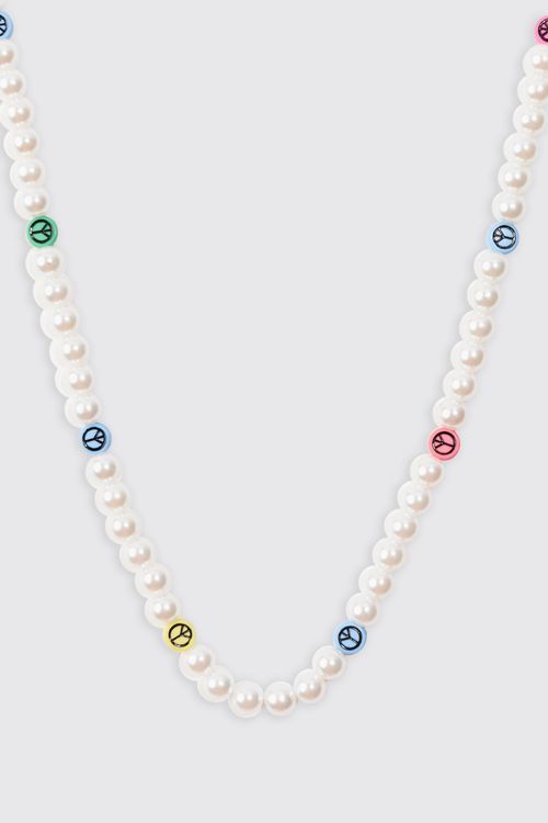 Mens Pearl And Bead Mix...