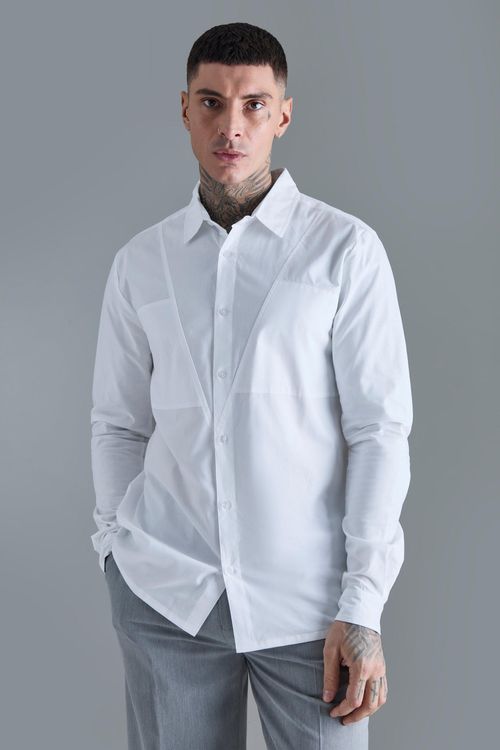 Mens White Tall Longsleeve...