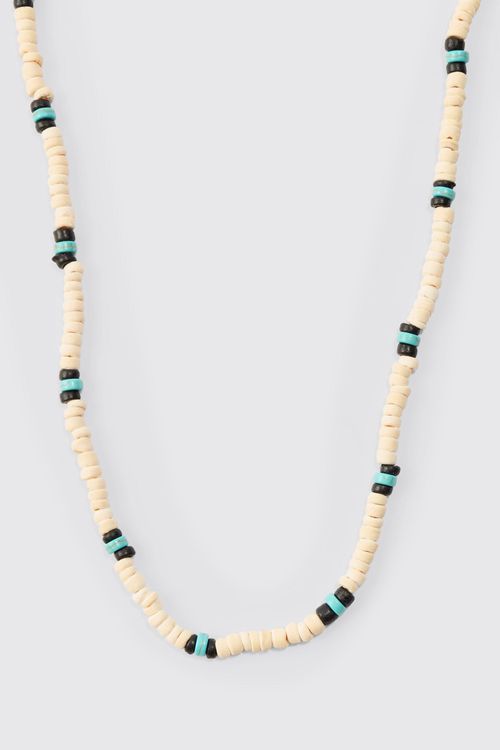 Mens Beaded Necklace In...