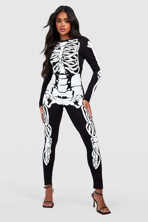 Womens Halloween Skeleton...