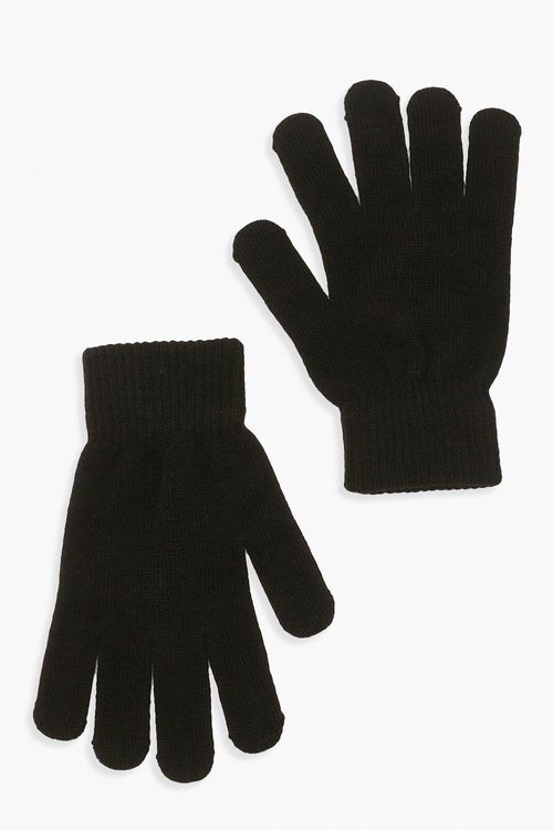 Womens Magic Gloves - Black -...