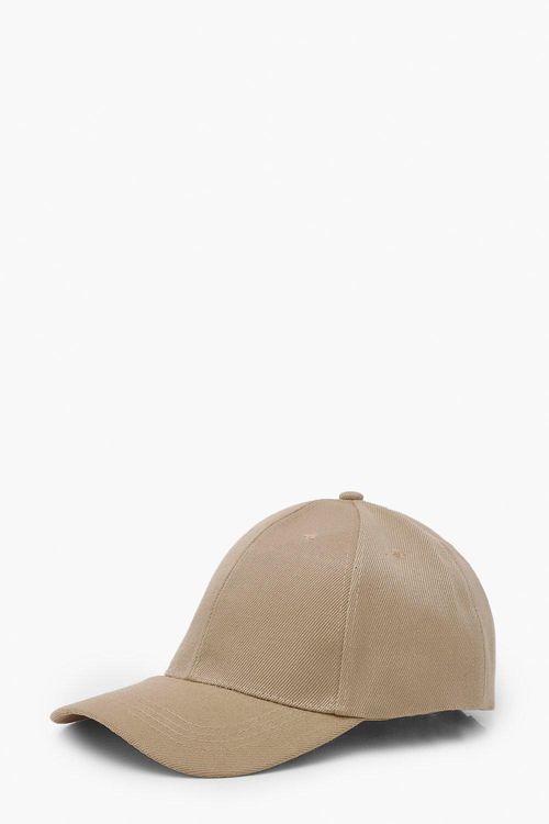 Womens Beige Baseball Cap -...