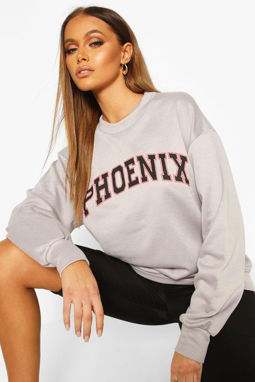 Get Molly-Mae Hague's Look: Grey Logo Sweatshirt