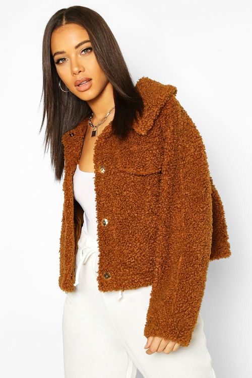 Womens Bonded Teddy Faux Fur...