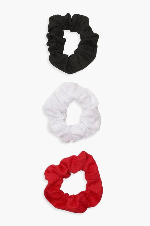 Womens 3 Pack Scrunchies -...