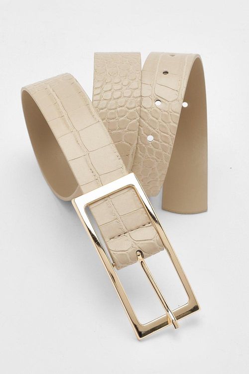 Womens Rectangular Buckle...