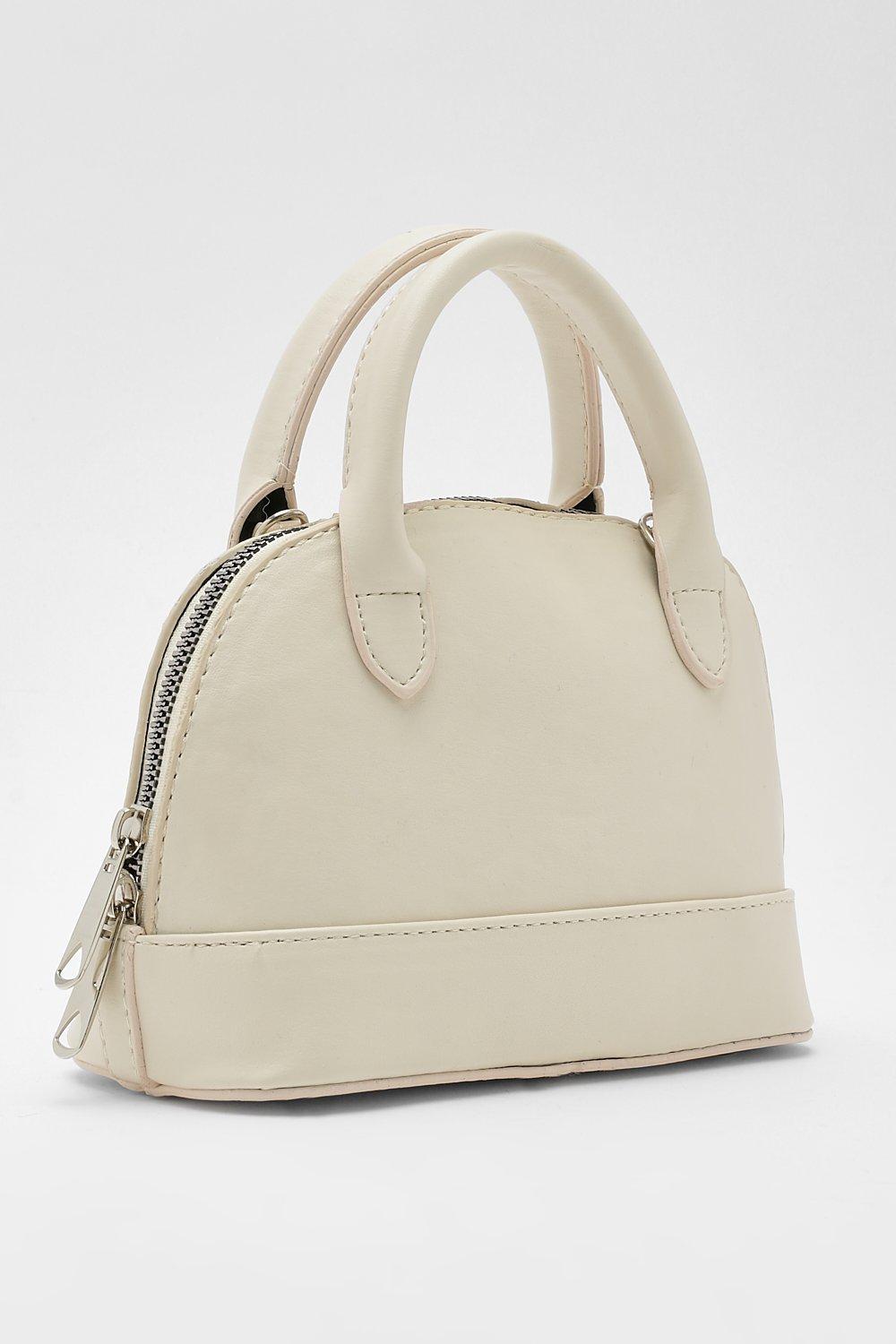 White mini shop grab bag