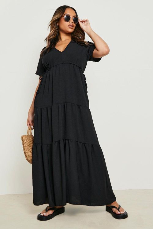 Gabriella Bohemian Tie Detail Maxi Dress