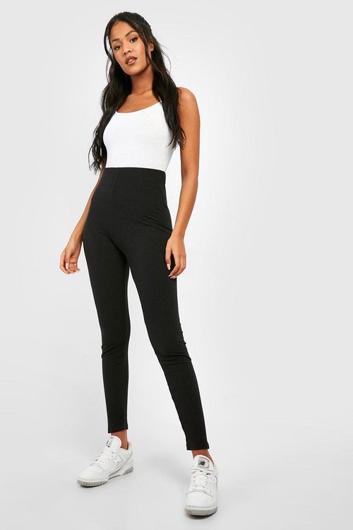 Tall Ripple Rib High Waisted Leggings