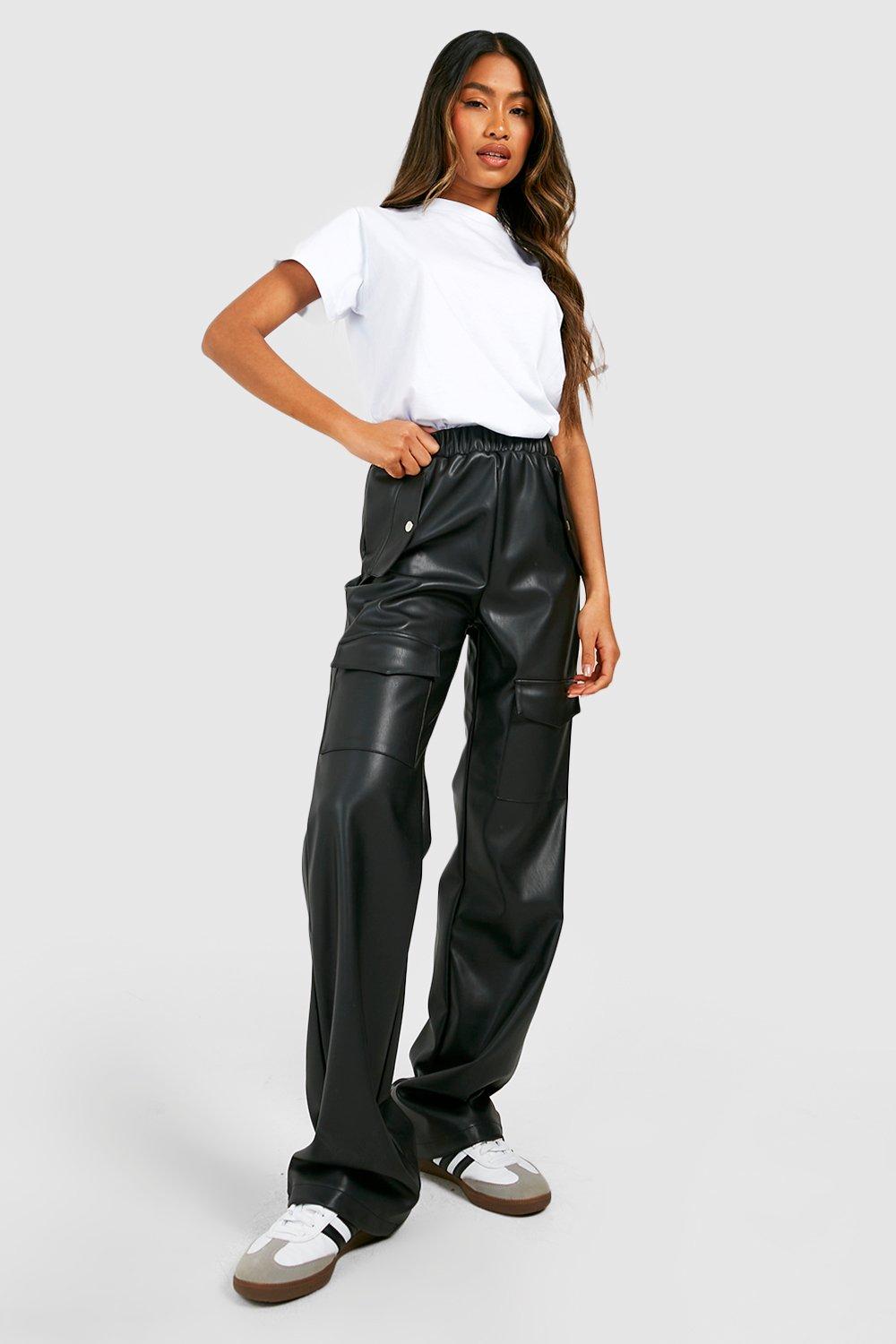 Discover 63 womens leather look trousers latest  incdgdbentre