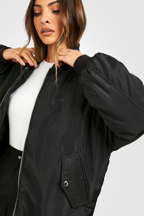 Womens Oversized Bomber...