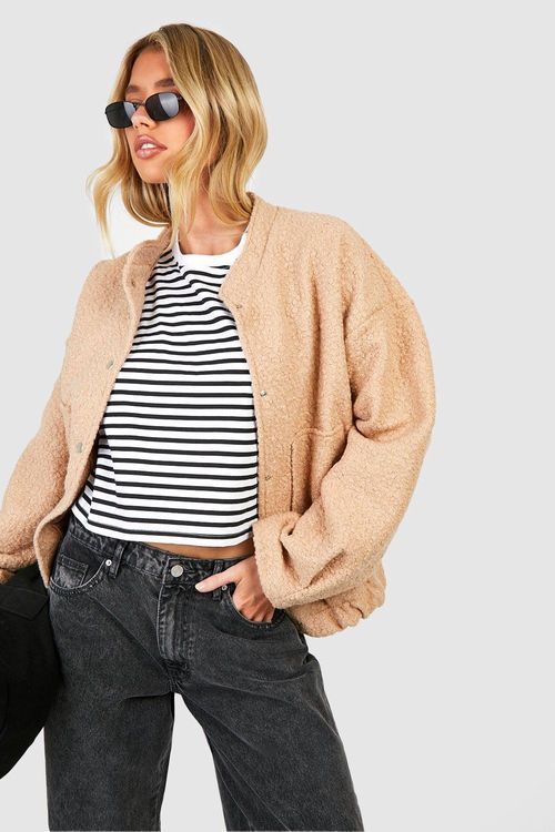 Womens Textured Oversized...