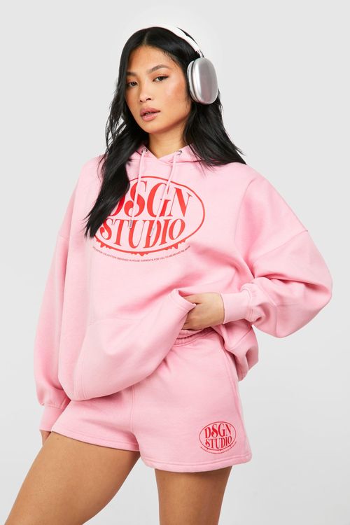 Hot Pink Overdyed Hooded Tracksuit