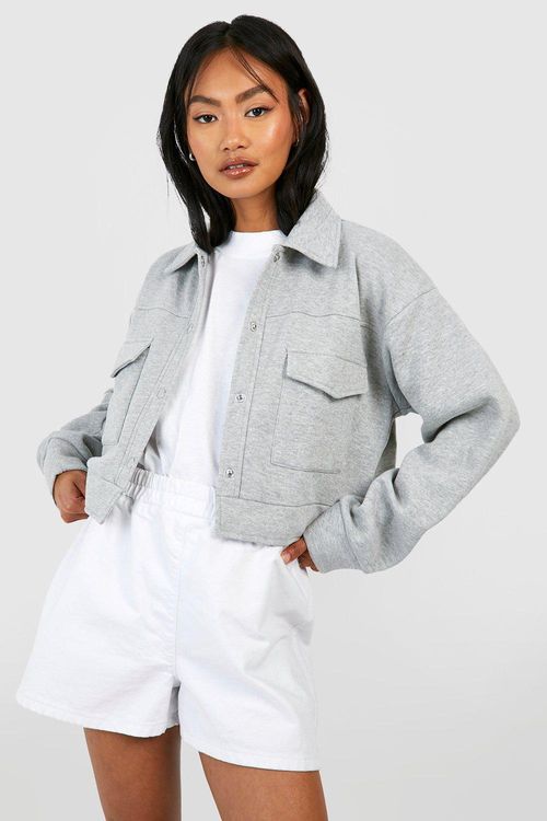 Womens Trucker Jacket - Grey...