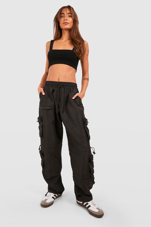 Women's Camo Shell Parachute Cargo Pants