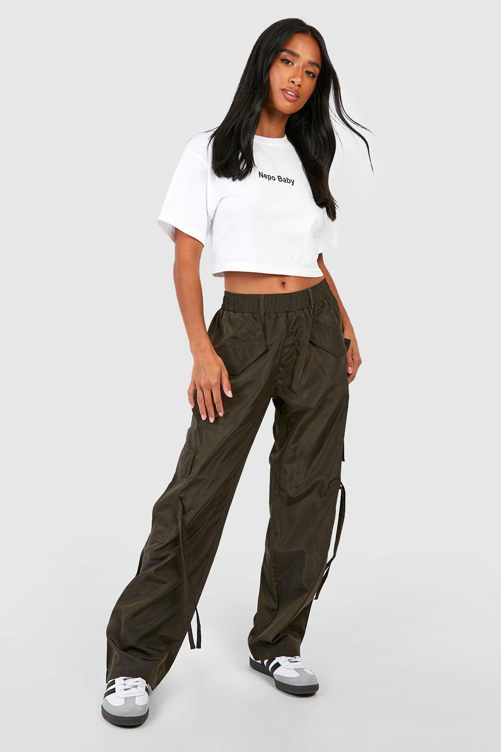 Petite cargo pants | petite cargo trousers | boohoo UK