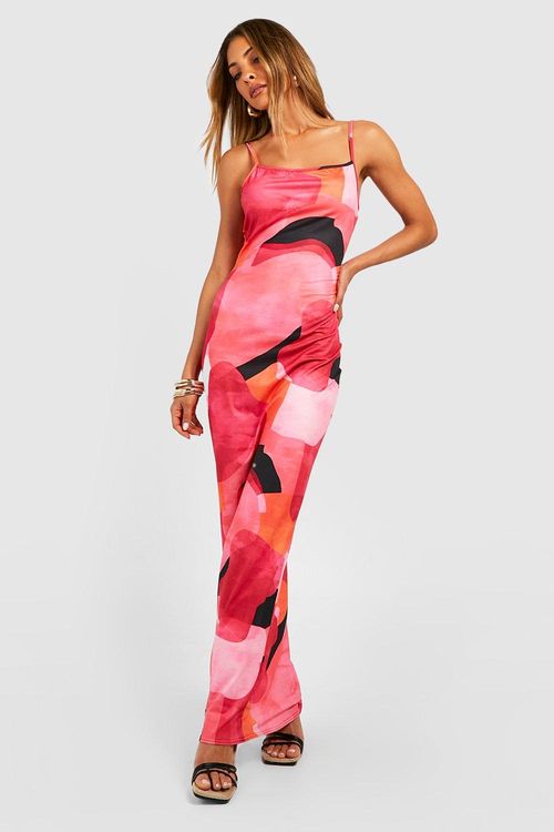 Womens Abstract Strappy Maxi...