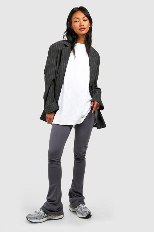 Tall Cotton Jersey Ruched Booty Boosting Flares