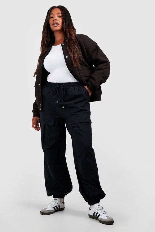 Plus Shell Parachute Cargo Pants