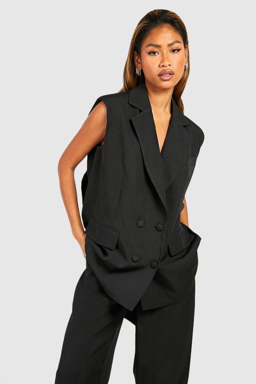 Contour Plunge Front Fitted Tailored Blazer