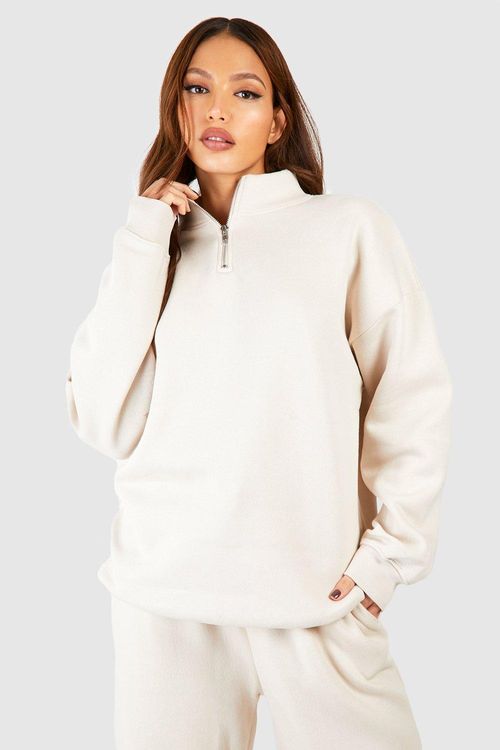 Tall Half Zip Oversized Sweatshirt And Legging Set