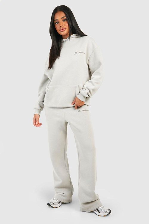 Text Slogan Hooded Tracksuit